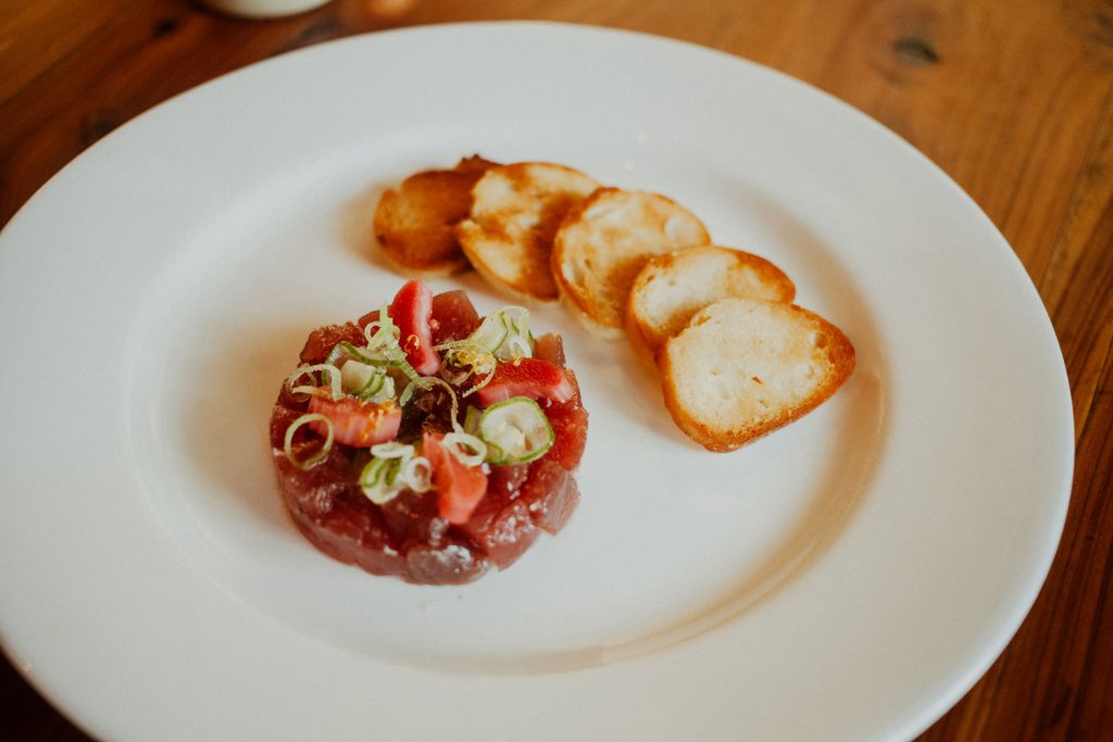 Tuna tartare at Clay Pigeon